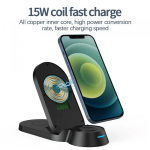 Foldable Desk 3-in-1 15w Wireless Charger